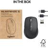 image:imageLogitech MX Anywhere 3S Wireless Mouse for Business  for WindowsMacChromeLinux Bluetooth Quiet Click Secure Logi Bolt Compact 8K DPI MagSpeed Scrolling  GraphiteGraphite