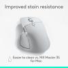 image:imageLogitech MX Master 4 for Mac Ergonomic Bluetooth Mouse with Advanced Performance Haptic Feedback UltraFast Scrolling USBC Charging MacOS iPadOS Windows  White SilverWhite Silver