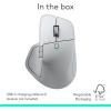 image:imageLogitech MX Master 4 for Mac Ergonomic Bluetooth Mouse with Advanced Performance Haptic Feedback UltraFast Scrolling USBC Charging MacOS iPadOS Windows  White SilverWhite Silver