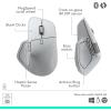 image:imageLogitech MX Master 4 for Mac Ergonomic Bluetooth Mouse with Advanced Performance Haptic Feedback UltraFast Scrolling USBC Charging MacOS iPadOS Windows  White SilverWhite Silver