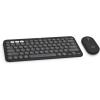 image:imageLogitech Pebble 2 Combo for Mac Wireless Keyboard and Mouse Slim Quiet and Portable Customizable Bluetooth Mouse and Keyboard EasySwitch for macOS iPadOS  Tonal GraphiteGraphite