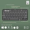 image:imageLogitech Pebble 2 Combo for Mac Wireless Keyboard and Mouse Slim Quiet and Portable Customizable Bluetooth Mouse and Keyboard EasySwitch for macOS iPadOS  Tonal GraphiteGraphite
