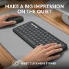 image:imageLogitech Pebble 2 Combo for Mac Wireless Keyboard and Mouse Slim Quiet and Portable Customizable Bluetooth Mouse and Keyboard EasySwitch for macOS iPadOS  Tonal GraphiteGraphite