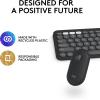 image:imageLogitech Pebble 2 Combo for Mac Wireless Keyboard and Mouse Slim Quiet and Portable Customizable Bluetooth Mouse and Keyboard EasySwitch for macOS iPadOS  Tonal GraphiteGraphite