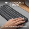 image:imageLogitech Pebble 2 Combo for Mac Wireless Keyboard and Mouse Slim Quiet and Portable Customizable Bluetooth Mouse and Keyboard EasySwitch for macOS iPadOS  Tonal GraphiteGraphite
