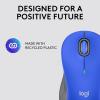 image:imageLogitech Signature M550 L Full Size Wireless Mouse  for Large Sized Hands 2Year Battery Silent Clicks Bluetooth MultiDevice Compatibility  BlackBlue
