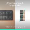 image:imageLogitech Signature Slim Solar Wireless Bluetooth Keyboard K980 for Business Quiet Typing Secure Receiver Windows Mac  GraphiteKeyboard