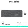 image:imageLogitech Signature Slim Solar Wireless Bluetooth Keyboard K980 for Business Quiet Typing Secure Receiver Windows Mac  GraphiteKeyboard