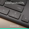 image:imageLogitech Signature Slim Solar Wireless Bluetooth Keyboard K980 for Business Quiet Typing Secure Receiver Windows Mac  GraphiteKeyboard