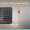 image:imageLogitech Signature Slim Solar Wireless Bluetooth Keyboard K980 for Business Quiet Typing Secure Receiver Windows Mac  GraphiteKeyboard