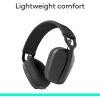 image:imageLogitech Zone Vibe 100 Lightweight Wireless Over Ear Headphones with Noise Canceling Microphone Advanced Multipoint Bluetooth Headset Works with Teams Google Meet Zoom MacPC  RoseGraphite