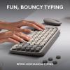 image:imageLogitech POP Keys  POP Mouse  Wireless Keyboard and Bluetooth Mouse Combo with TypewriterStyle Mechanical Keys Emoji Features Cute Compact Design  Mist
