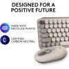 image:imageLogitech POP Keys  POP Mouse  Wireless Keyboard and Bluetooth Mouse Combo with TypewriterStyle Mechanical Keys Emoji Features Cute Compact Design  Mist