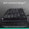 image:imageLogitech MK120 Wired Keyboard and Mouse Combo for Windows Optical Wired Mouse FullSize Keyboard USB PlugandPlay Compatible with PC Laptop  Black