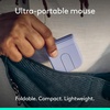 image:imageLogitech Mobi Fold Foldable Wireless Mouse with Touch Scroll  Lilac  Quiet clicks 4K DPI Bluetooth Fast Pair works with Chromebook PC Mac