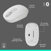 image:imageLogitech MK250 Bluetooth Wireless Mouse and Keyboard Combo Fast amp Easy Connectivity Compact Wireless Keyboard Ambidextrous Mouse Durable Build  WindowsMacOS  RoseWhite