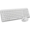 image:imageLogitech MK250 Bluetooth Wireless Mouse and Keyboard Combo Fast amp Easy Connectivity Compact Wireless Keyboard Ambidextrous Mouse Durable Build  WindowsMacOS  RoseWhite