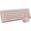 image:imageLogitech MK250 Bluetooth Wireless Mouse and Keyboard Combo Fast amp Easy Connectivity Compact Wireless Keyboard Ambidextrous Mouse Durable Build  WindowsMacOS  RoseRose