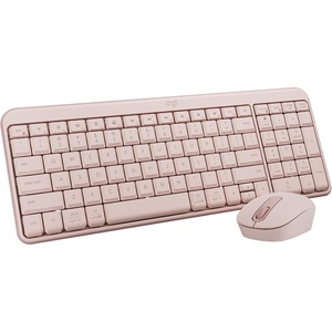 image:imageLogitech MK250 Bluetooth Wireless Mouse and Keyboard Combo Fast amp Easy Connectivity Compact Wireless Keyboard Ambidextrous Mouse Durable Build  WindowsMacOS  RoseRose